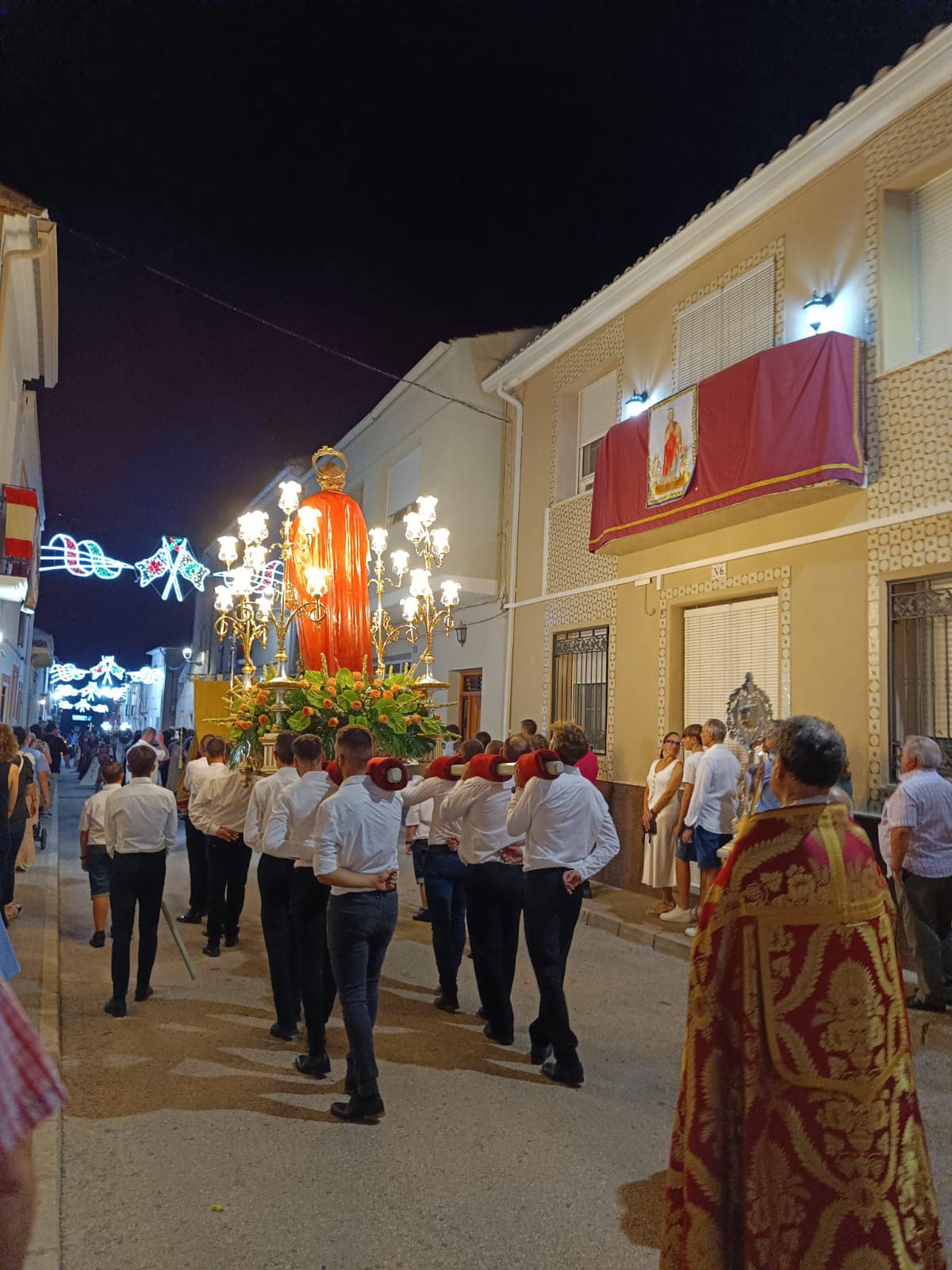 Momento de la procesión