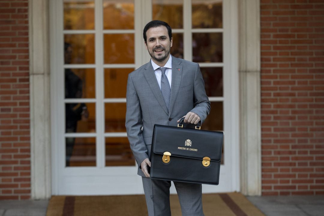 El ministro de Consumo, Alberto Garzón. 