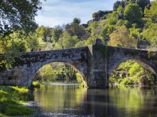 El puente románico del Paseo de la Alameda, Allariz.
