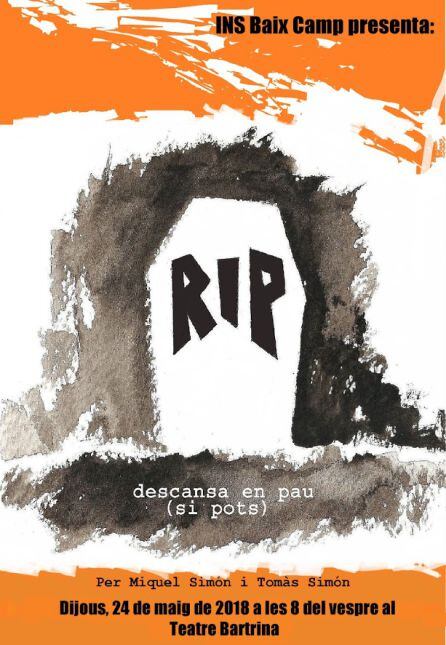 Cartell del musical "RIP"