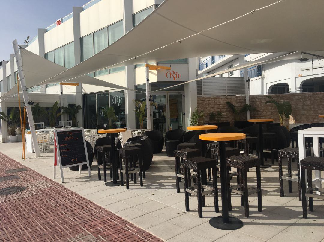 Imagen de una terraza vacía