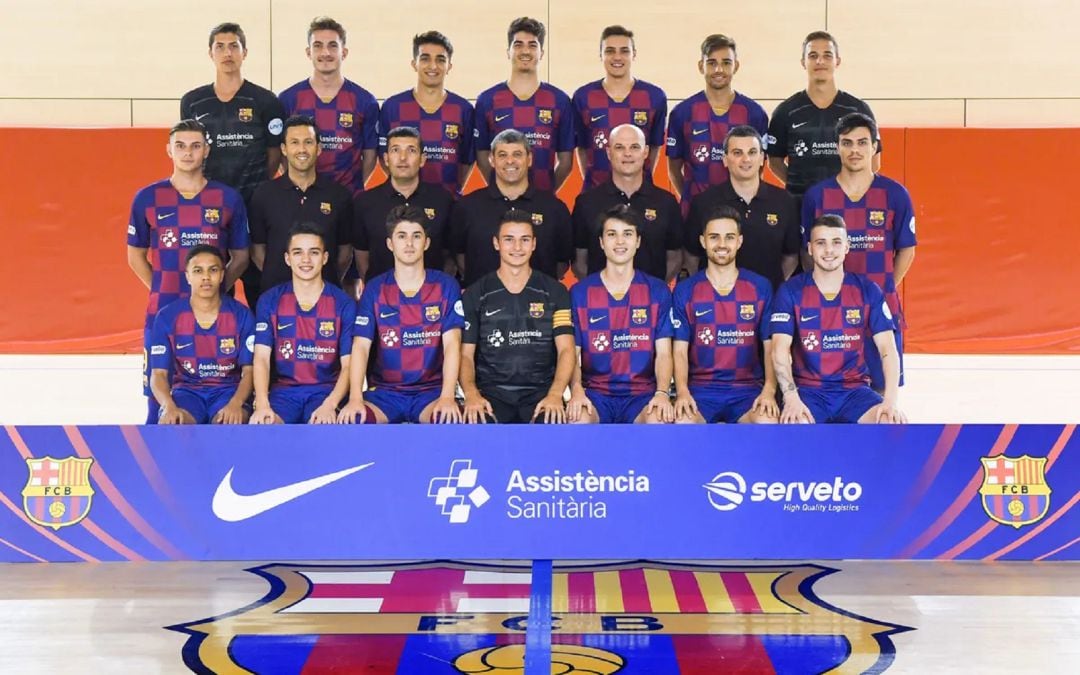 Plantilla del FC Barcelona B de fútbol sala 