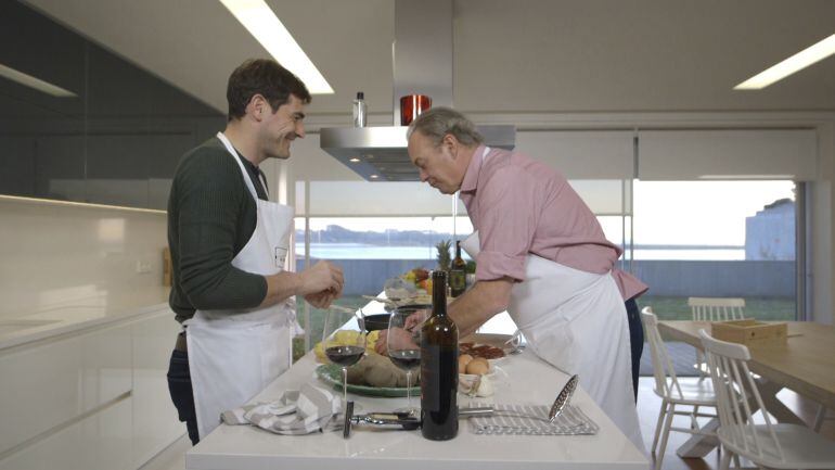 Casillas y Bertín Osborne en &#039;En la tuya o en la mía&#039;