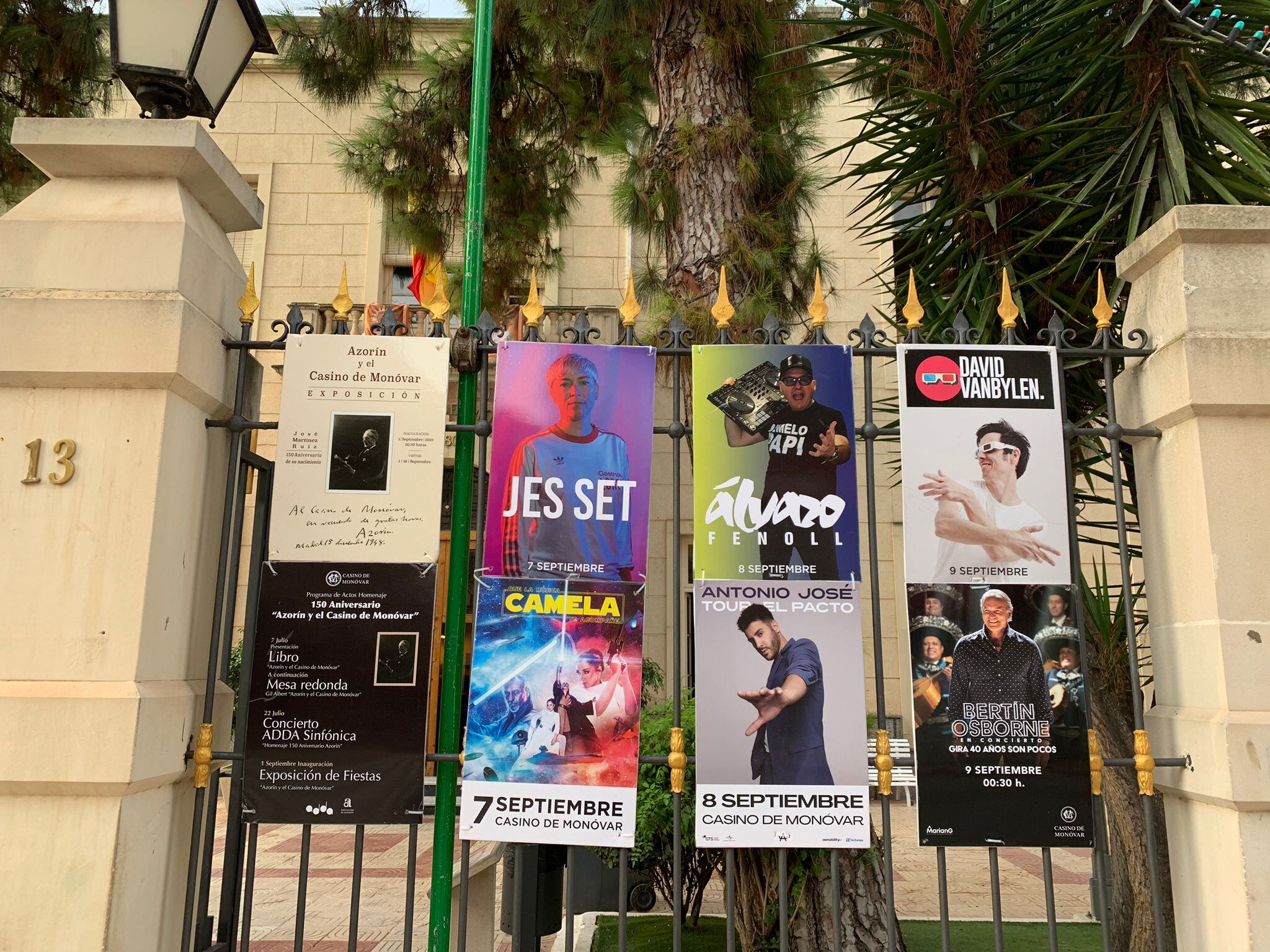 Cartel Fiestas Mayores del Casino de Monóvar.