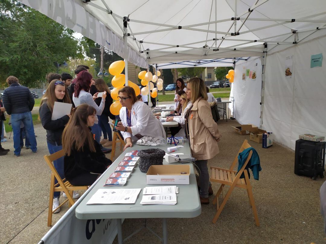 Campaña de prevención del ictus en la Universidad de Zaragoza