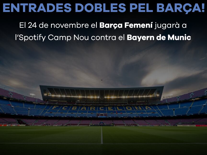 Sorteig d'entrades per veure el Barça femení