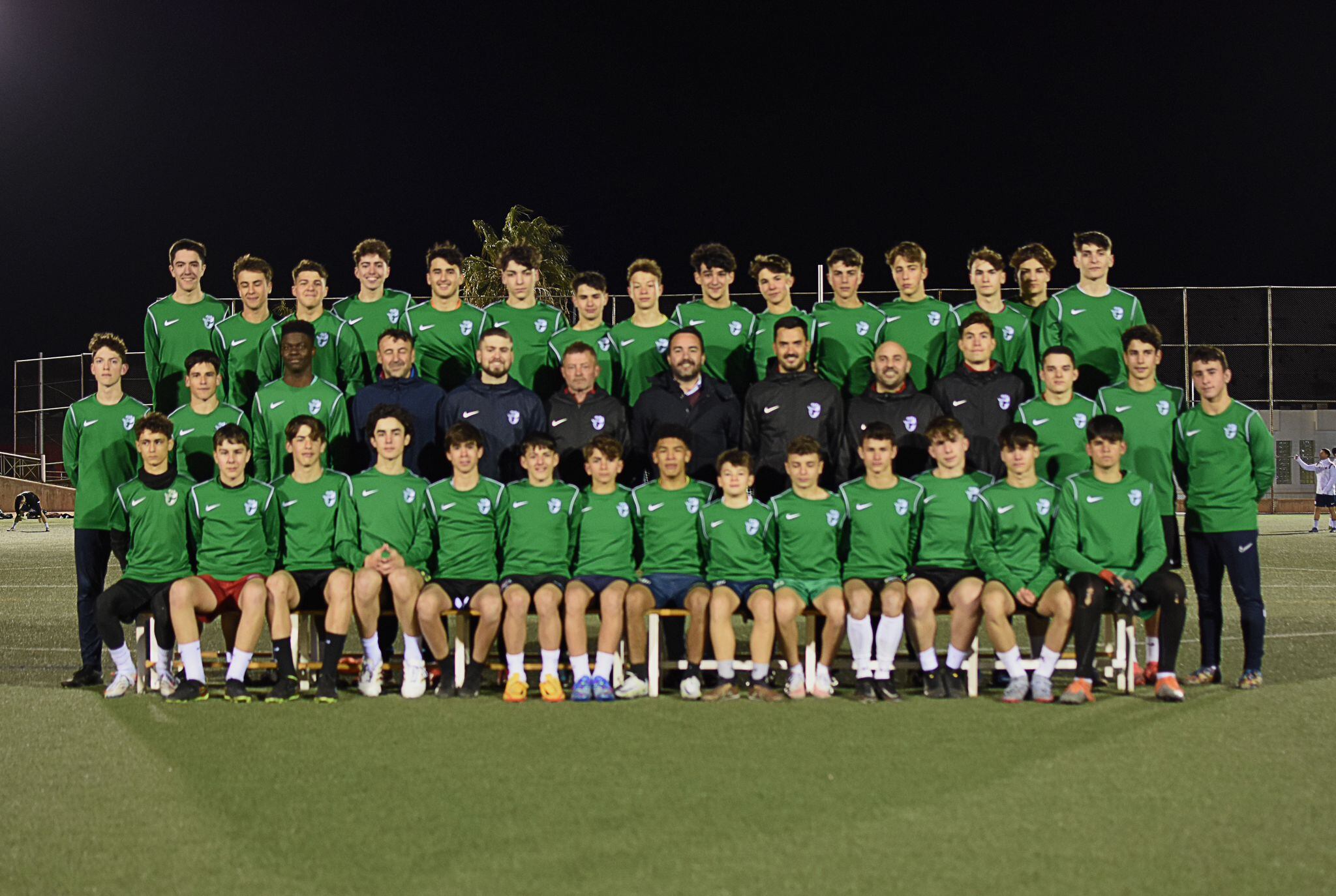 Fotografía conjunta de los seleccionados de Jaén, infantil y cadete, que competirán en la copa de Andalucía de selecciones provinciales.