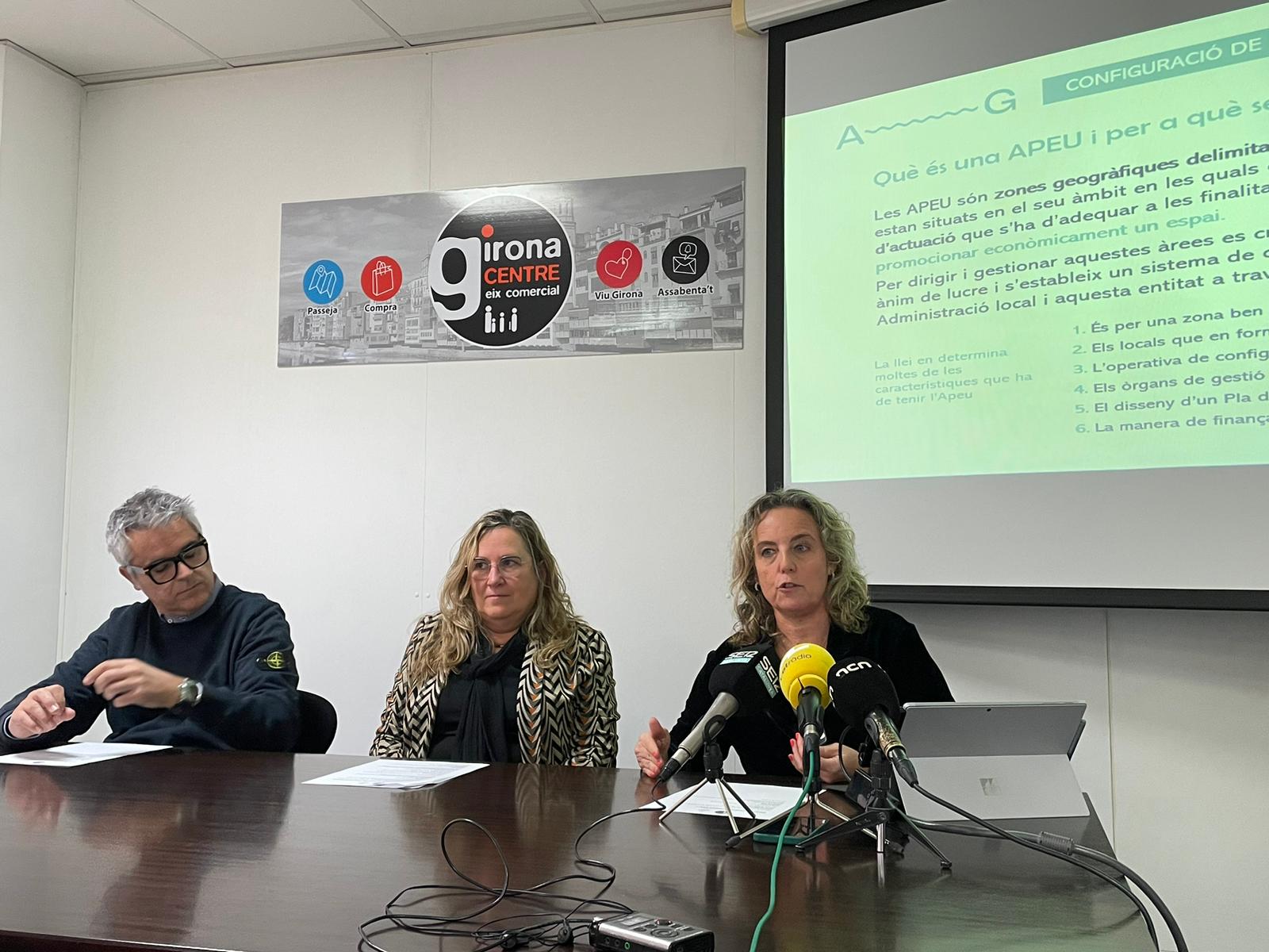 Roda de premsa de presentació de l'APEU, aquest dilluns