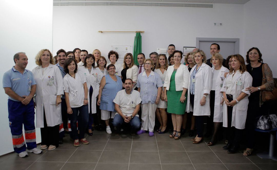 Susana Díaz inaugura la ampliación del centro de atención primaria de La Mojonera.