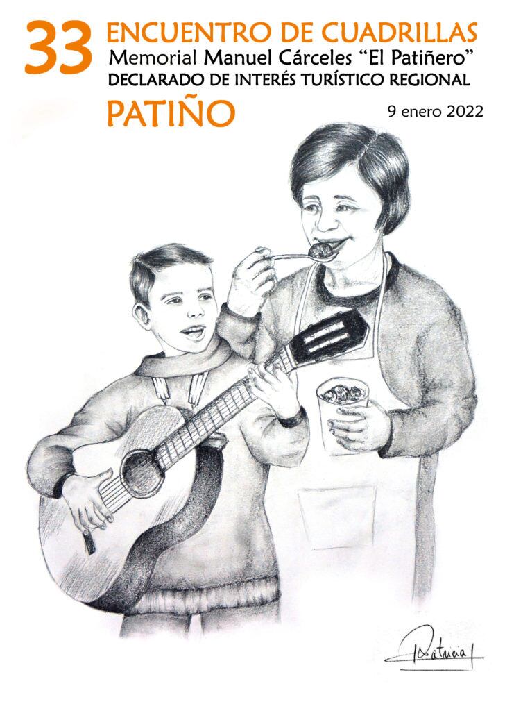 Cartel anunciador del Encuentro de Cuadrillas de Patiño de 2022