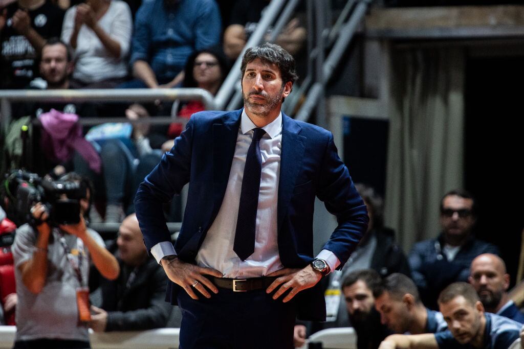 Alex Mumbru during the 2022/2023 Turkish Airlines EuroLeague Regular Season Round 8 game between Virtus Segafredo Bologna and Valencia Basket at PalaDozza on November 17, 2022 in Bologna, Italy. (Photo by Roberto Finizio/Getty Images)