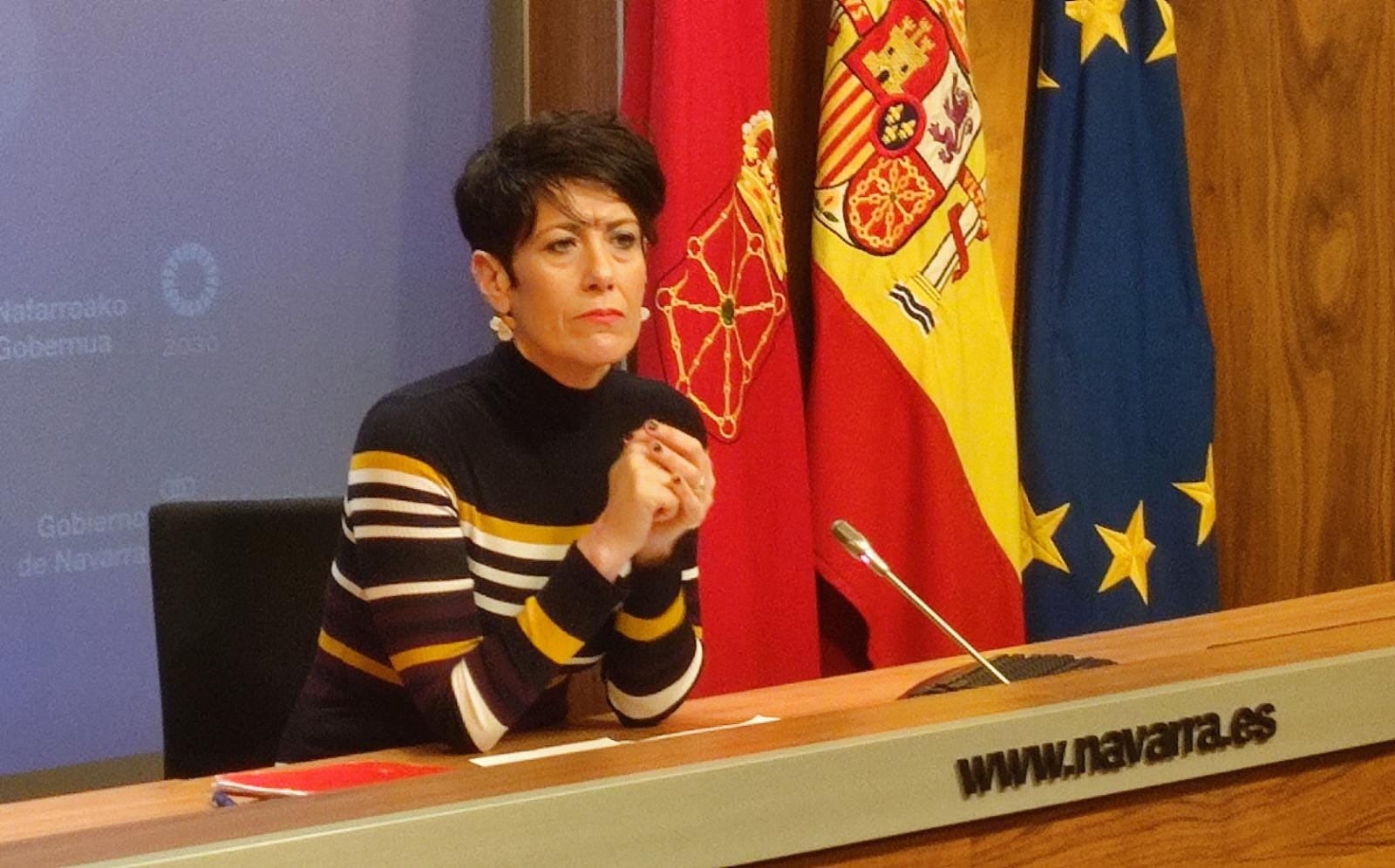 Elma Saiz, consejera de Economía y Hacienda del Gobierno de Navarra