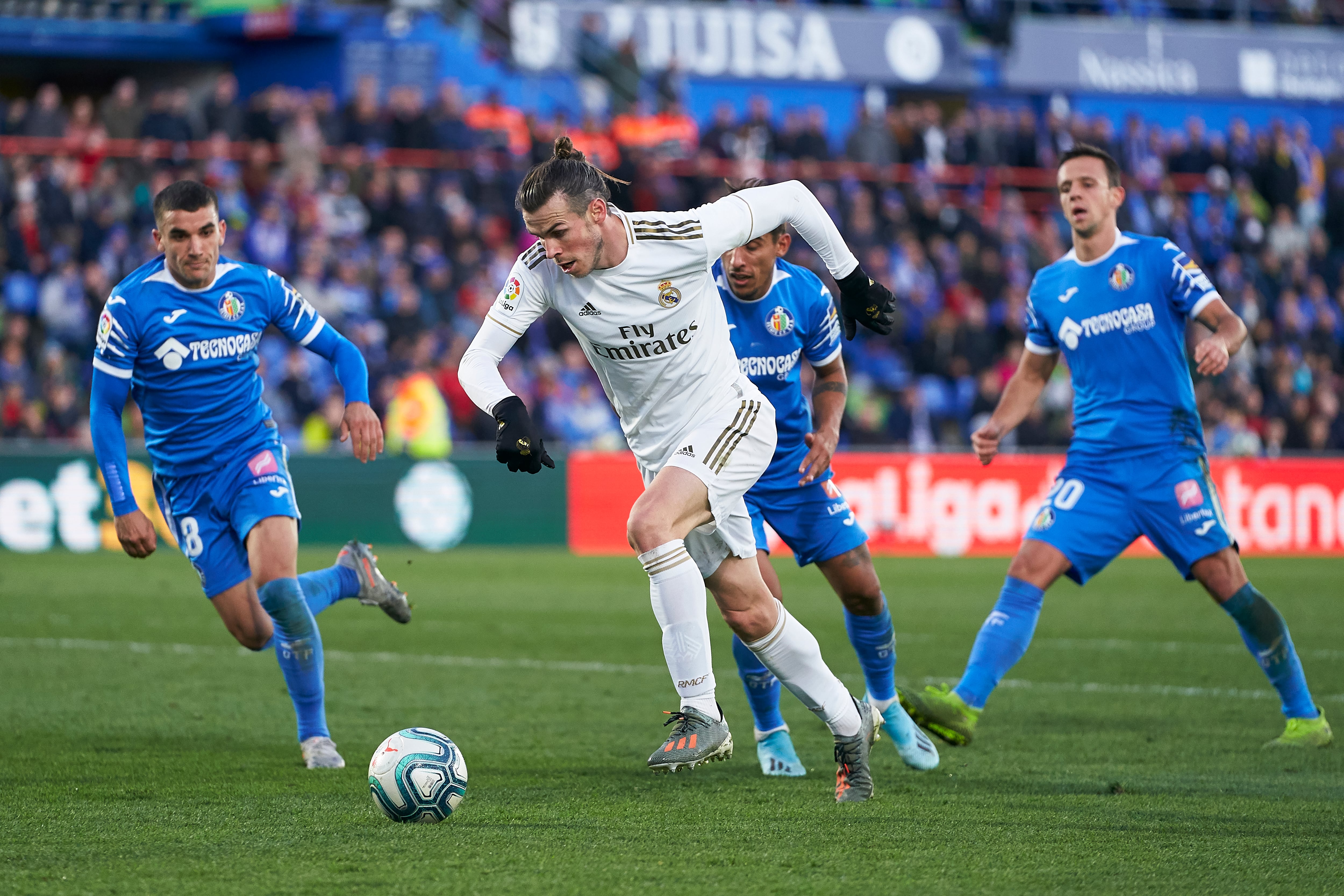 Bale, durante un Getafe - Real Madrid.