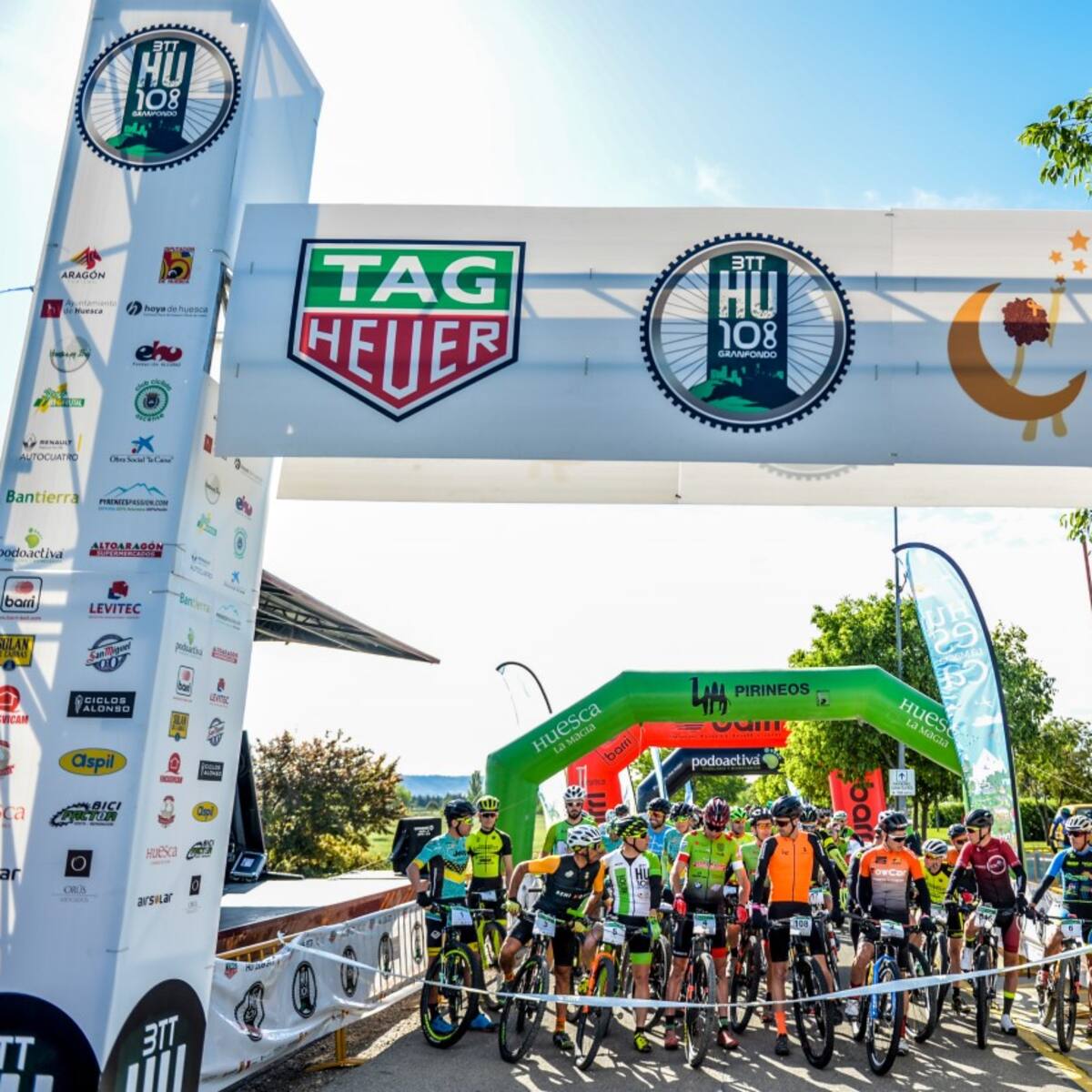 Afecciones al tráfico por la prueba ciclista HU-BTT 108