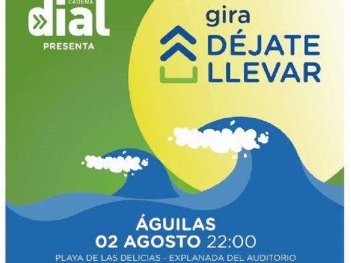 En unas horas, 'Déjate llevar' hasta Águilas, con los artistas de Cadena Dial