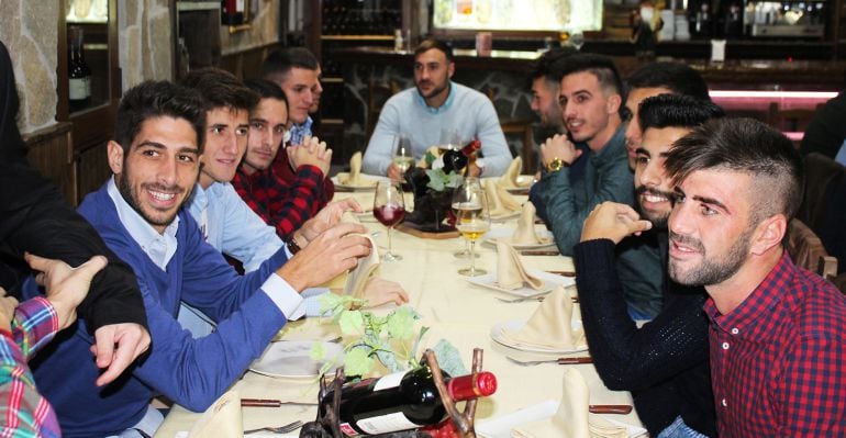 Almuerzo de Navidad de la primera plantilla del Xerez DFC