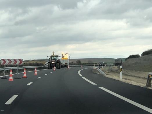 Actuación en una carretera