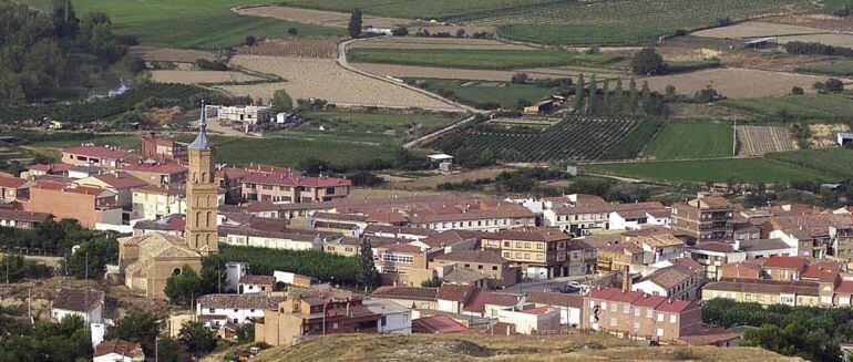 Vista aérea del pueblo