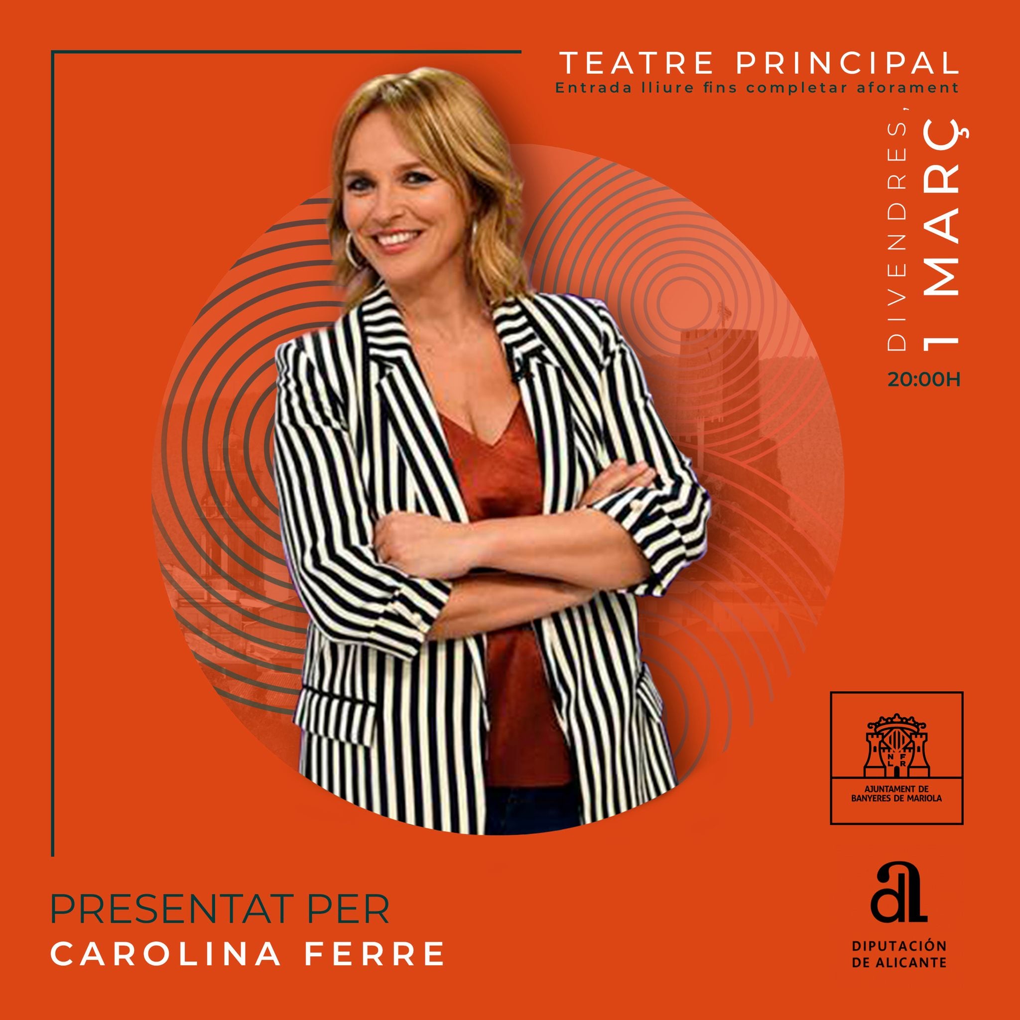 Carolina Ferre presenta la gala