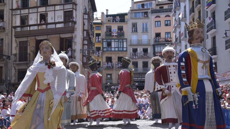 La Comparsa de Gigantes de Pamplona y su restauración (05/07/2021)