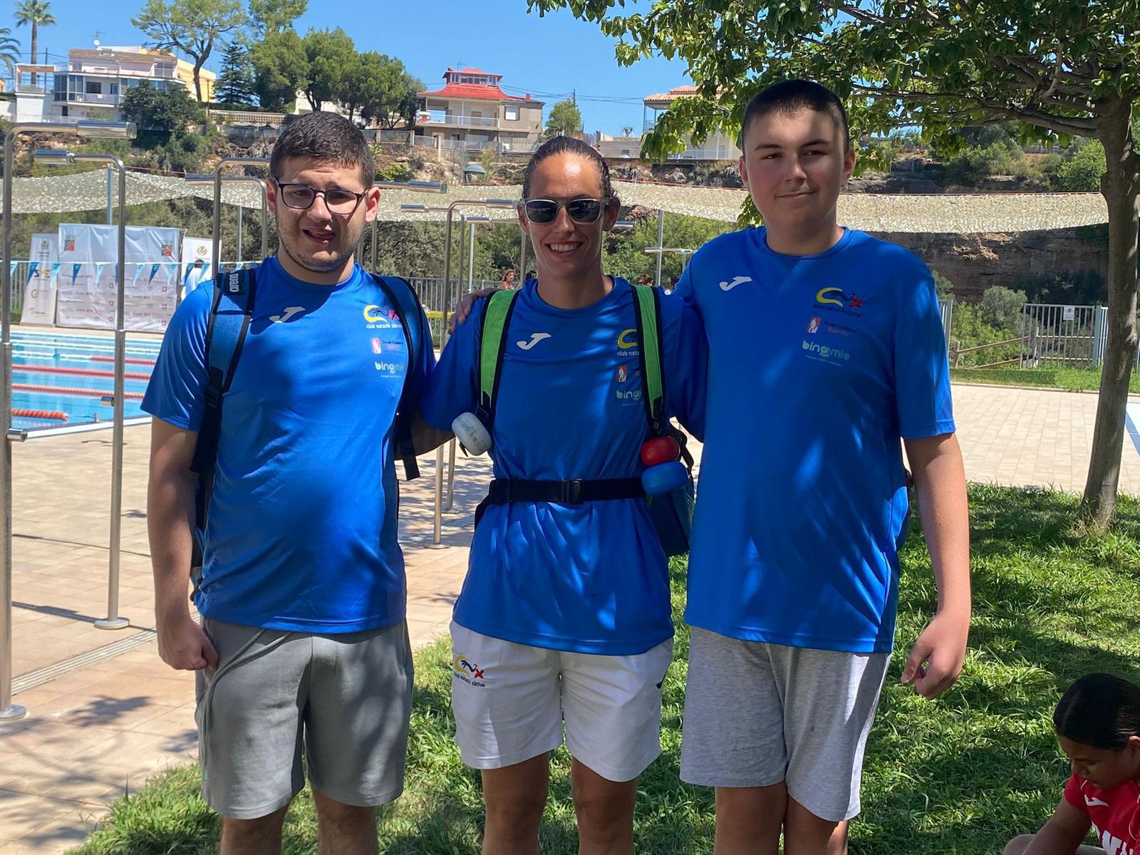 Xavier Benet y David Enguix en la 4ª jornada de la Liga FEDI-CV (Imágen: Club Natació Xàtiva)