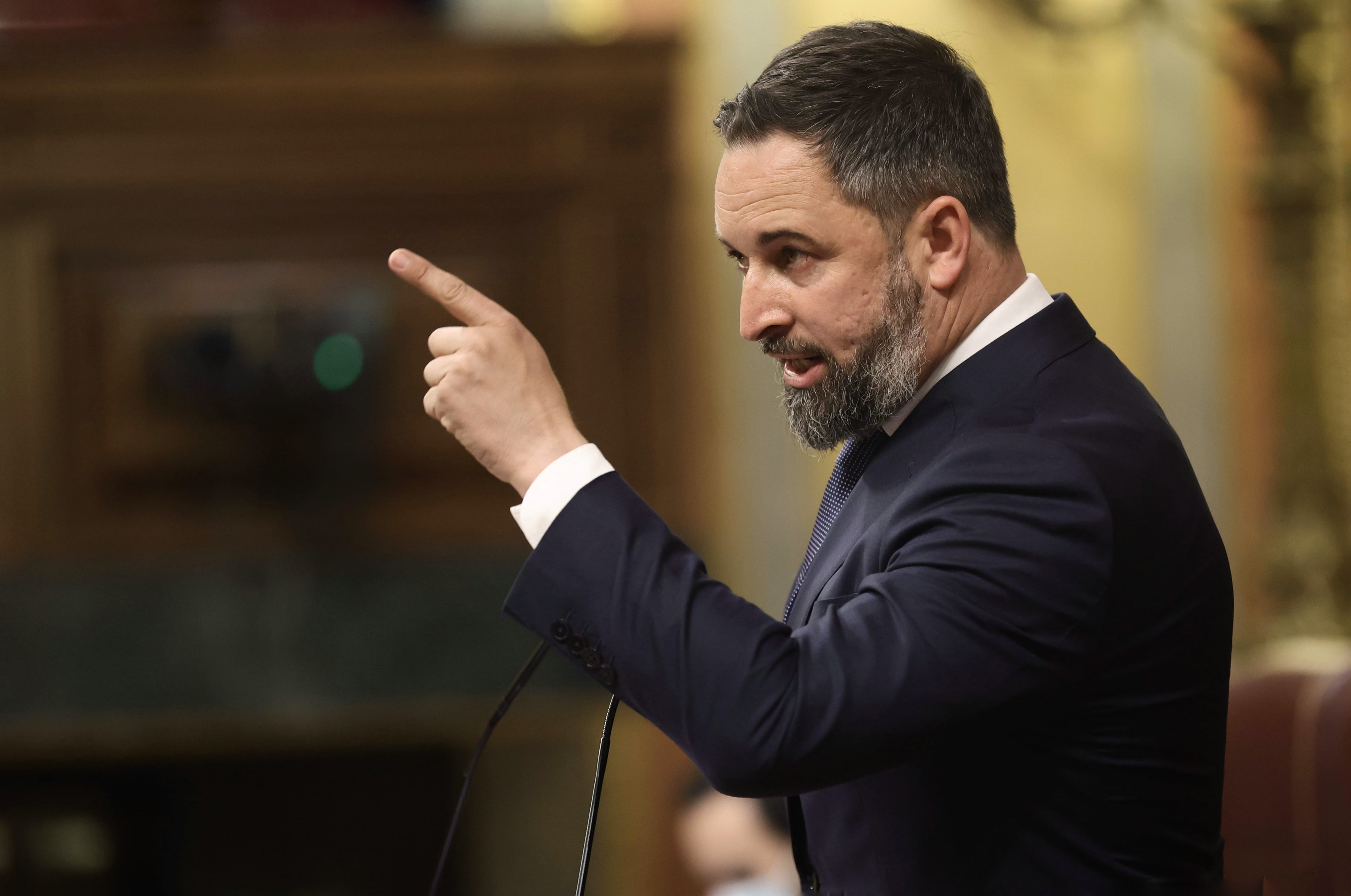 Santiago Abascal, líder de Vox .