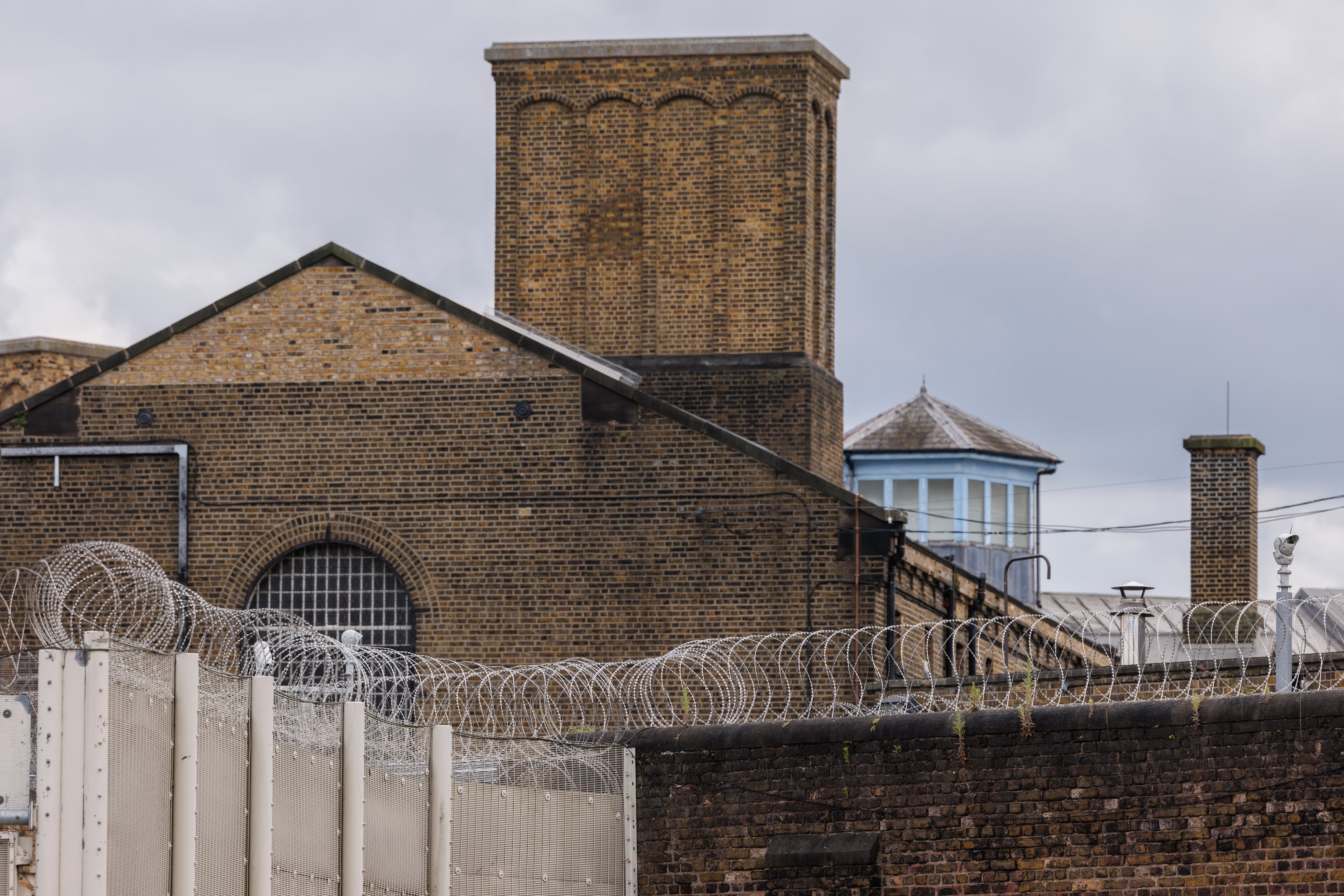 Vista general de la prisión HMP Wandsworth, en Londres