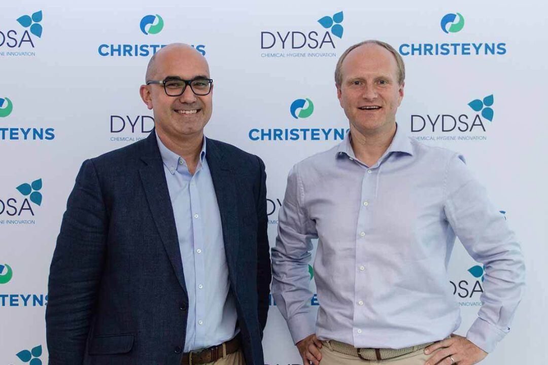 Director General de DYDSA, Javier Febrer yAlain Bostoen, ceo Christeyns.
