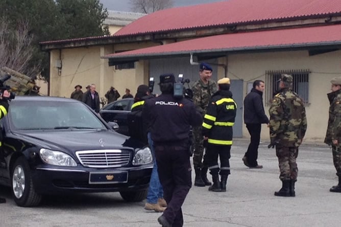 A Don Felipe le acompañan, entre otras autoridades, el ministro del Interior, el presidente de Castilla y León y el JEMAD