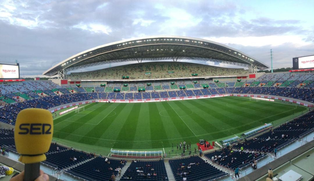El estadio de Saitama, antes del Barcelona-Chelsea