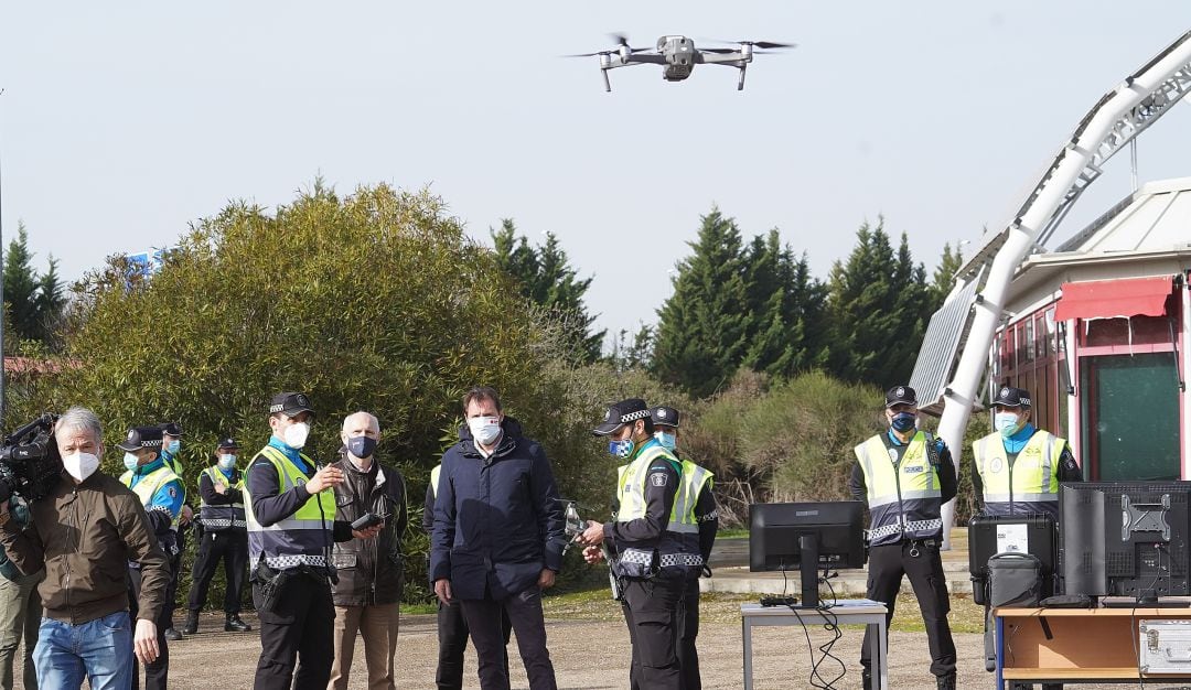 Presentación de la unidad de drones de la Policía Municipal