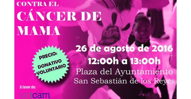 Cartel II Edición Zumbathon de Sanse contra el cáncer de mama