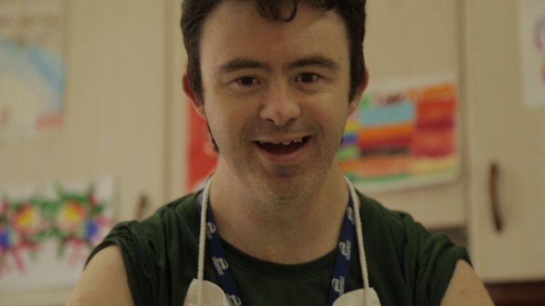 Imagen del audiovisual grabado por usuarios de Aprosdeco para sensibilizar a la sociedad y darle visibilidad al trabajo, objetivos y resultados de la entidad.