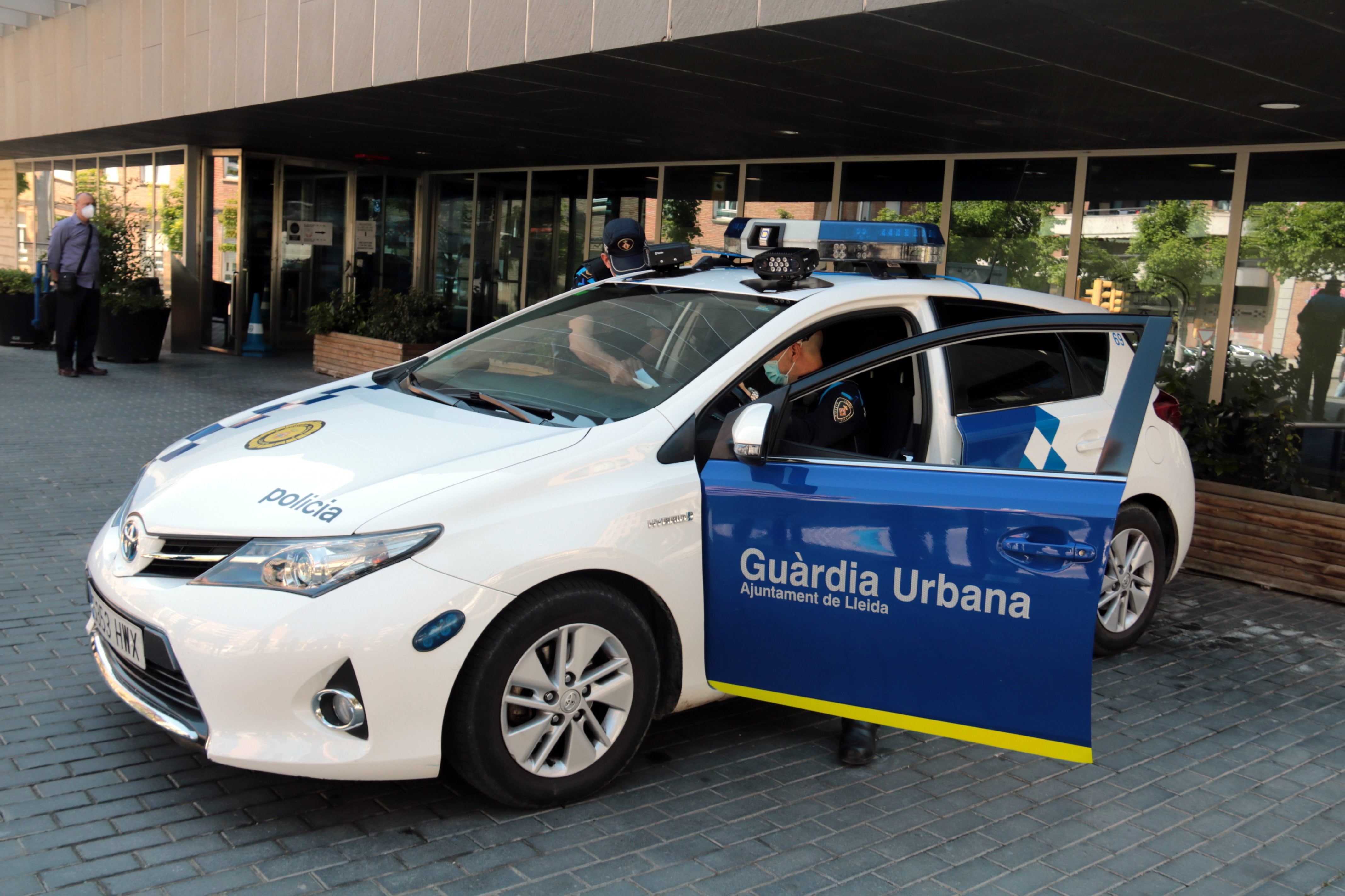 Imatge d&#039;arxiu d&#039;un vehicle de la guàrdia urbana de Lleida.