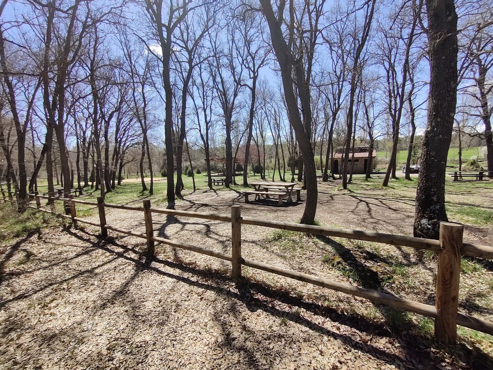 Área recreativa Molinillo en Villalba de la Sierra.