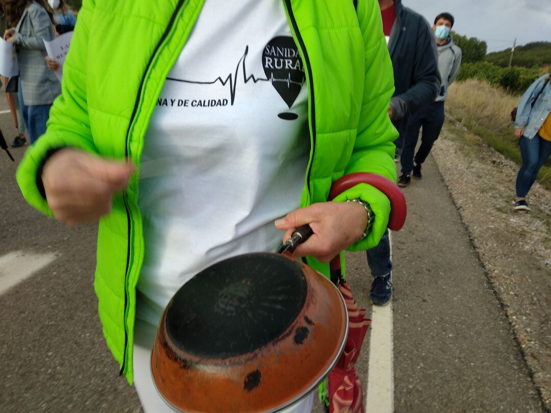 Imagen de archivo de una de las protestas por la sanidad rural