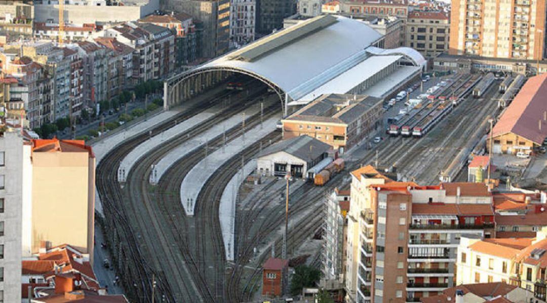 Estación de Abando, en Bilbao