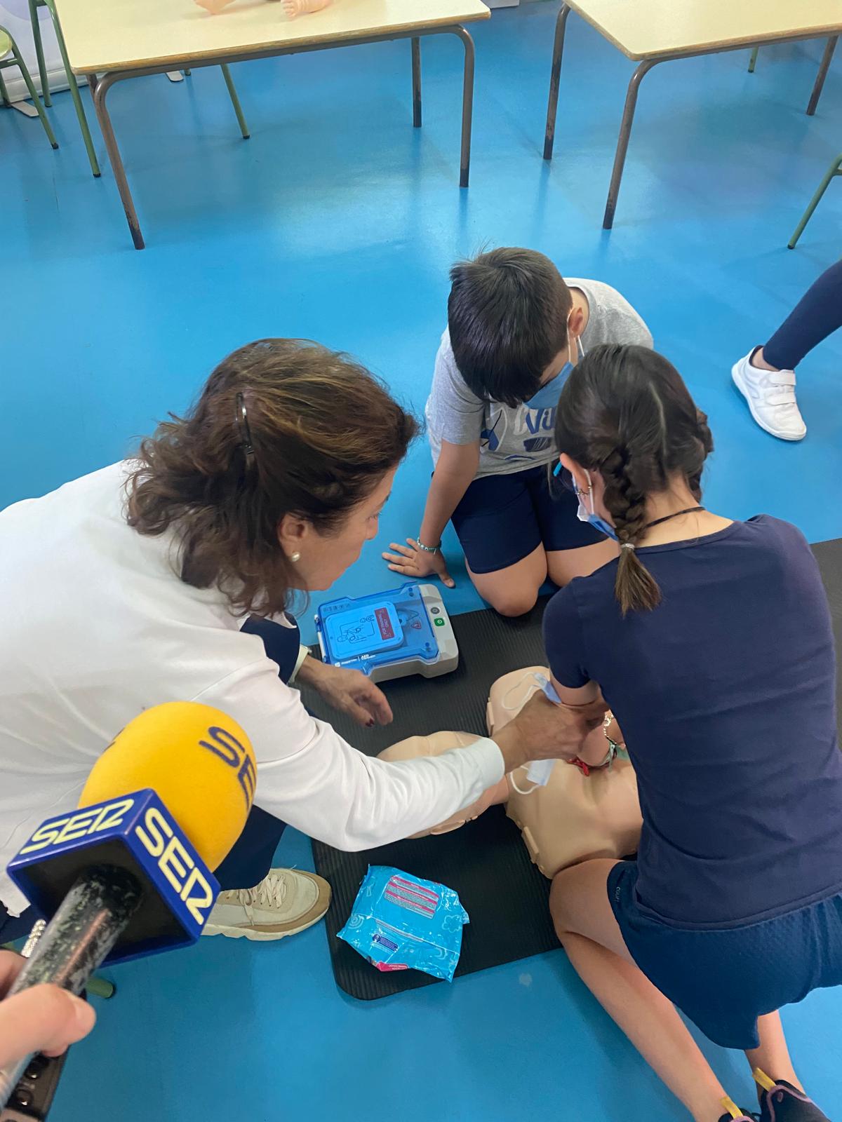 Jornada &quot;Fórmate para salvar vidas&quot; en el Colegio Trajano de Mérida