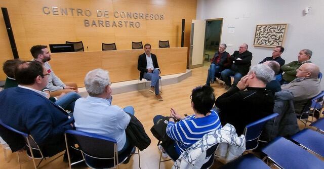 Encuentro con empresarios del PSOE Barbastro