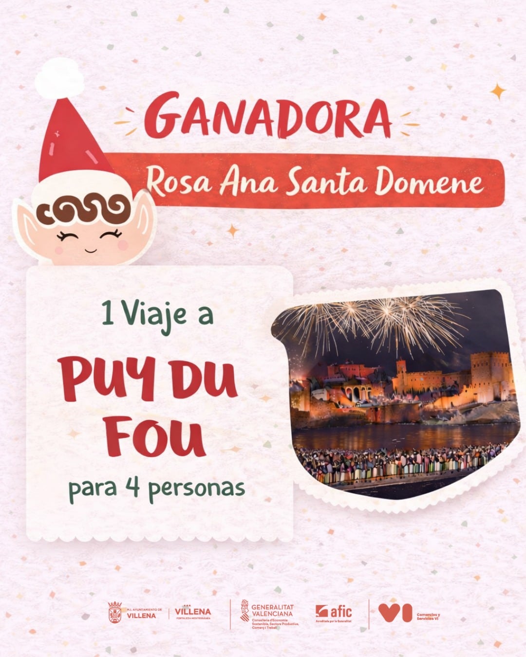 Ganadora de la promoción