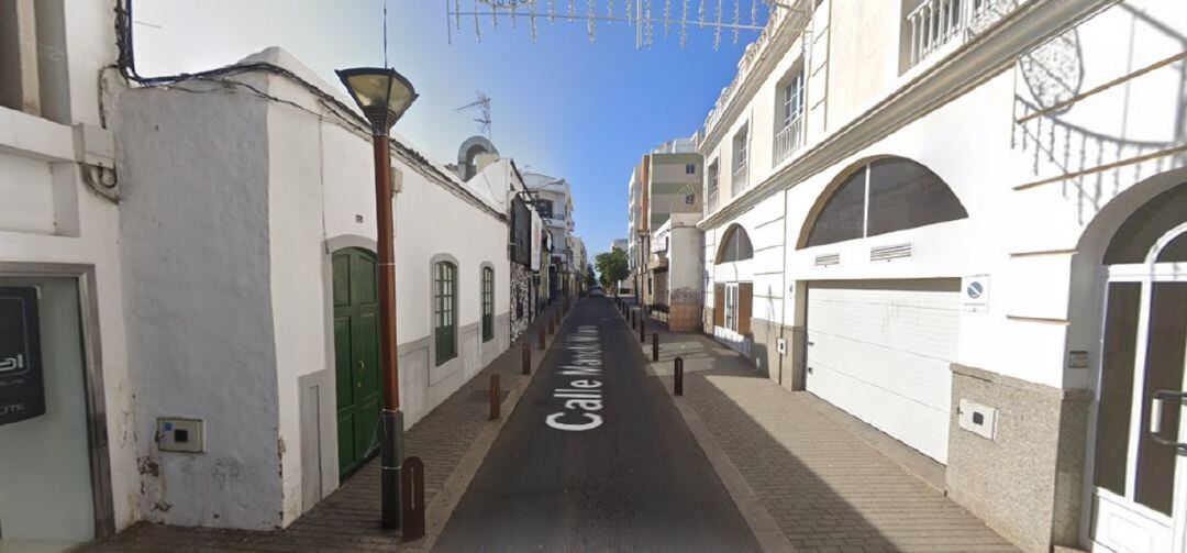 Imagen de archivo de la Calle Manolo Millares, Arrecife.