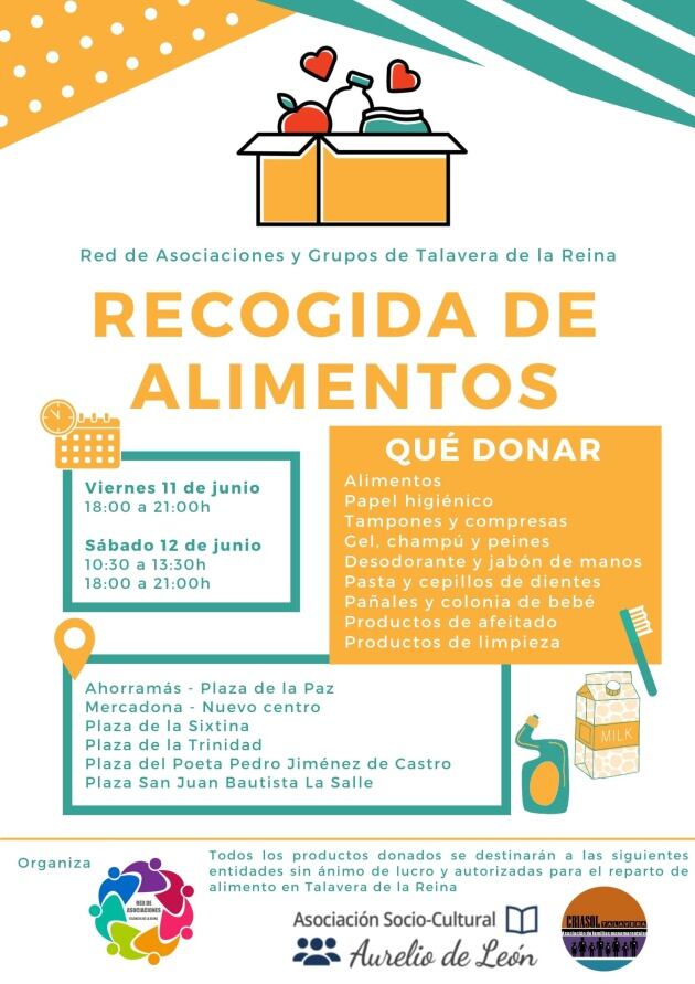 Cartel de la recogida de alimentos