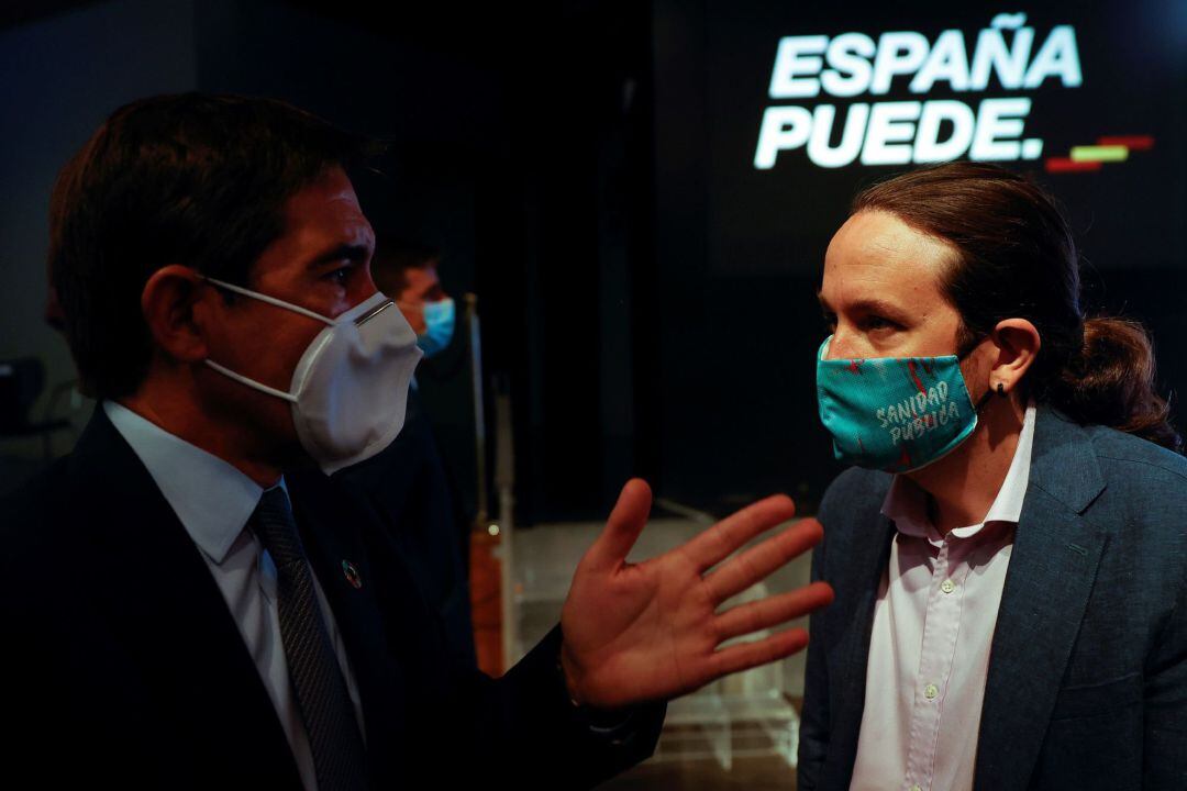 El vicepresidente del Gobierno, Pablo Iglesias.