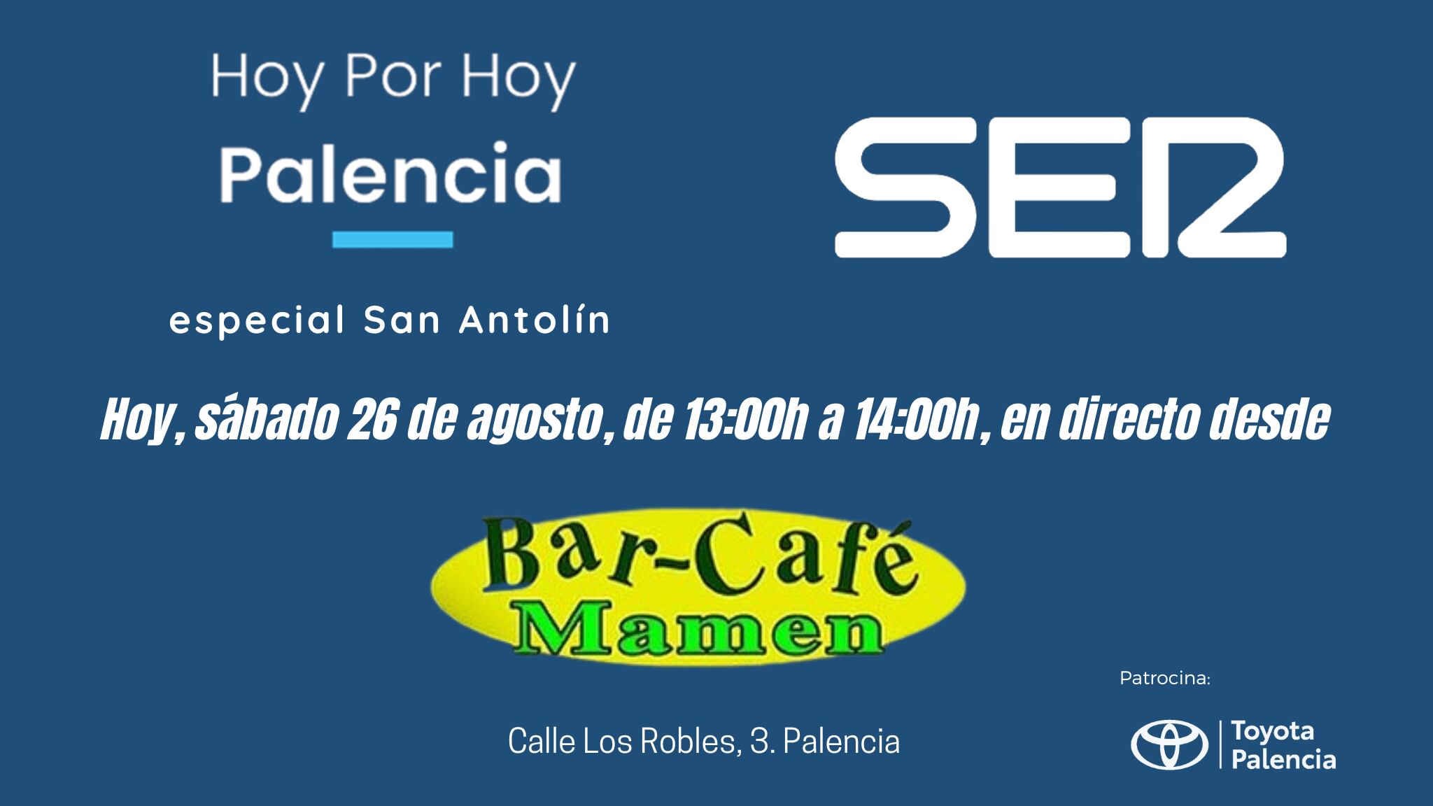 Hoy por Hoy Palencia se emite este sábado desde el bar-café Mamen