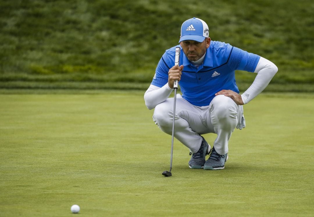 Sergio García durante el US Open.