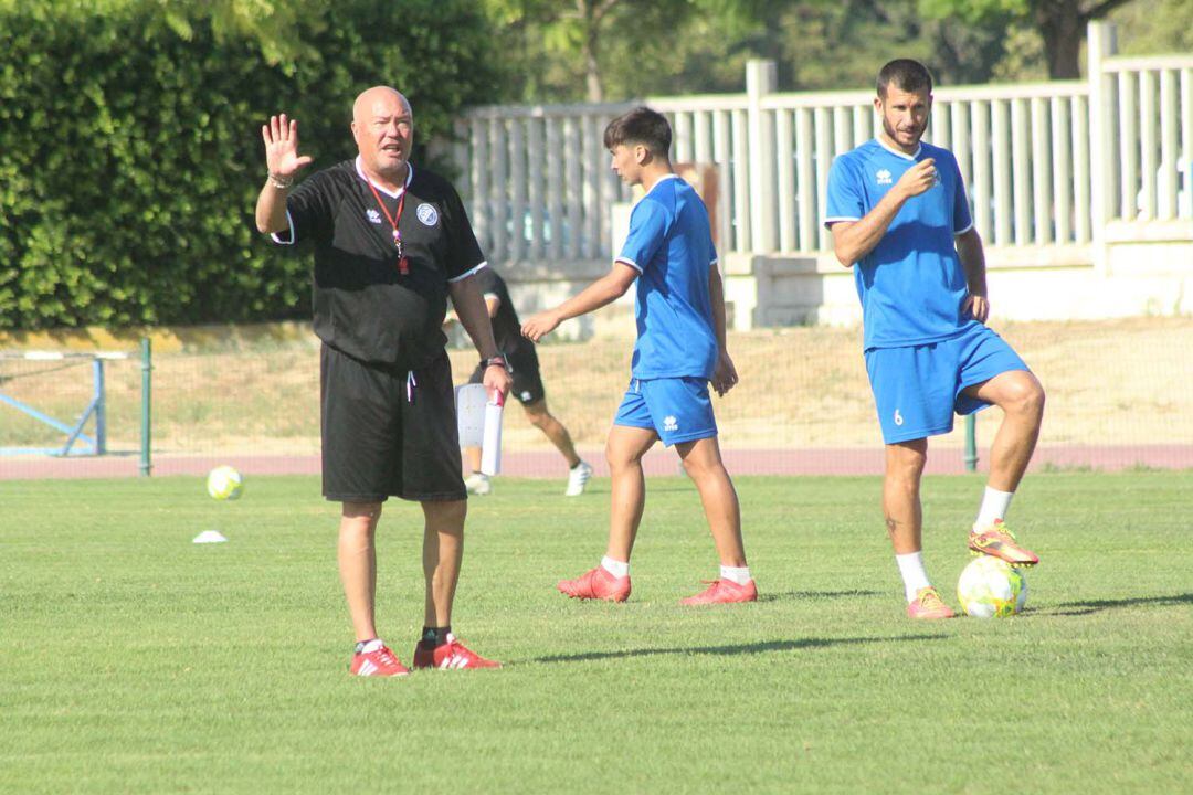 Entrenamiento del Xerez DFC en el campo Pepe Ravelo