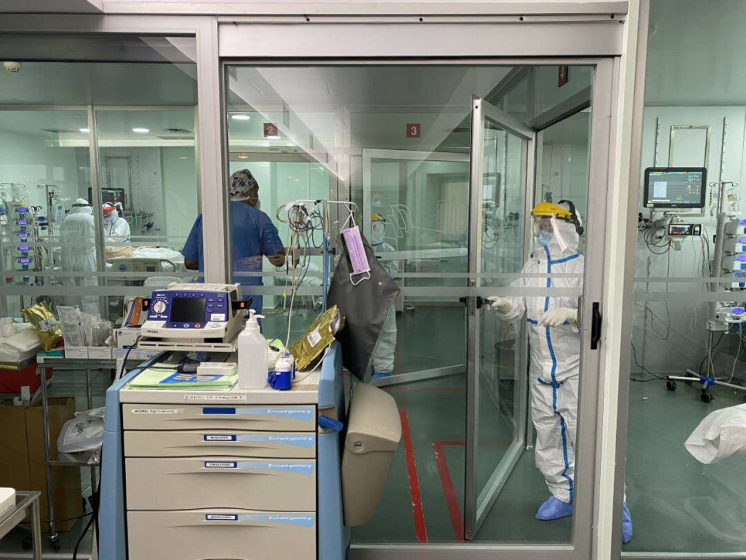 UCI de uno de los hospitales de la Región de Murcia