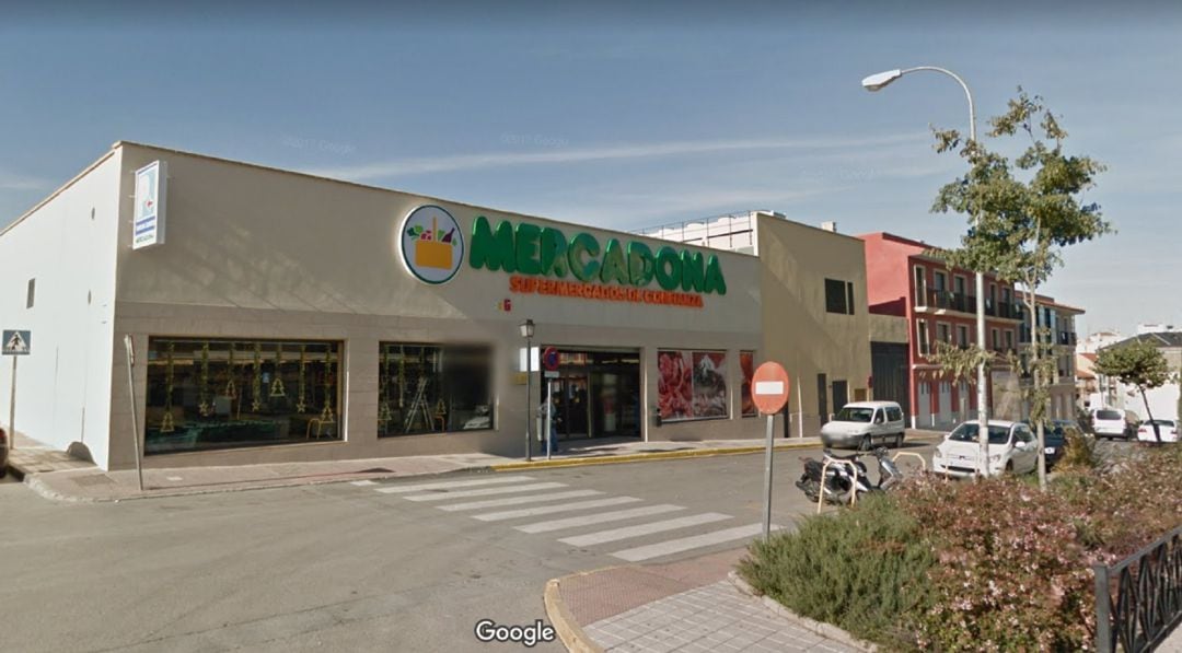 Supermercado Mercadona de Guadix.