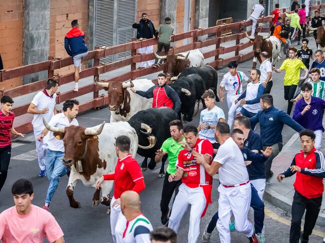 Primer encierro fiestas Guadalajara 2025