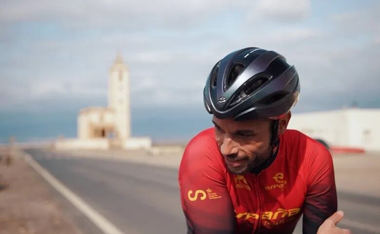 Entrenando en Cabo de Gata, un entorno perfecto para ponerse a punto.